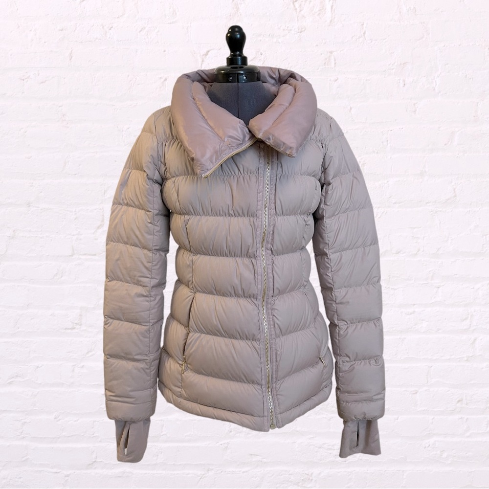 Athleta Downabout Down Puffer Jacket, Cardamom Spice, XS